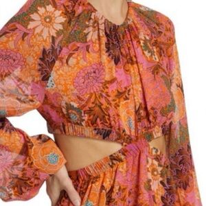 A.L.C Izzy Fit Flare Silk Dress